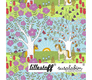 REST 97cm Bio Jersey Lillestoff - Sommerfreude